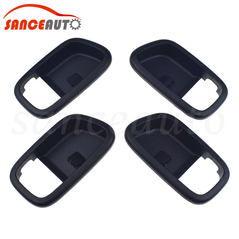 Black Inner Inside Door Handle Bezel Housing For Hyundai Accent 1.6L 2006-2011