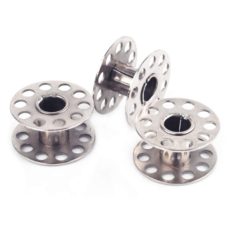 10pcs DIY Metal Alloy Home Factory Sewing Machine Bobbins Spool Tool Parts Craft