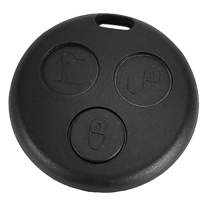 Car 2x Remote Key Fob Case Shell No Blade Fit For Smart Fortwo 450 1998-2007