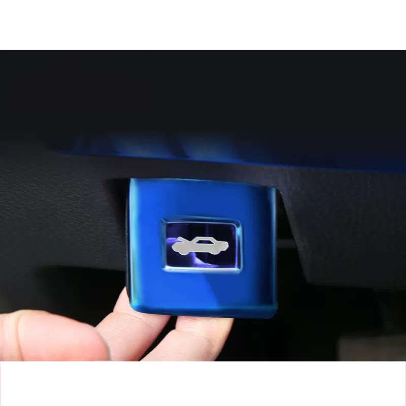 Fit For Toyota 2010-2021 Stainless Steel Front Engine Hood Switch Cover Trim New