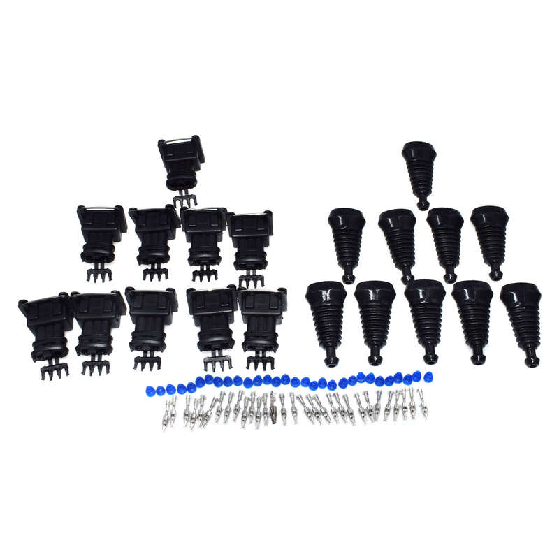 Set of 10 For VW Audi Porsche Volvo BMW Seat New 3 Pin EV1 TPS IAC Connector Kit
