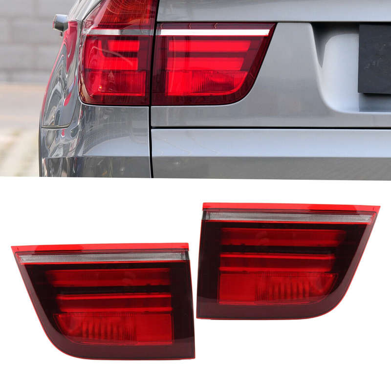Pair Inner Tail Light Rear Brake Stop Lamp fit for BMW X5 E70 11-2013