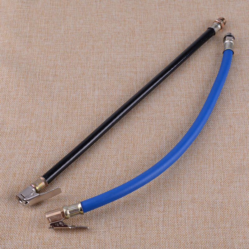 Air Tire Pressure Filler Chuck Hose Inflator with Male Threaded Self-locking Es