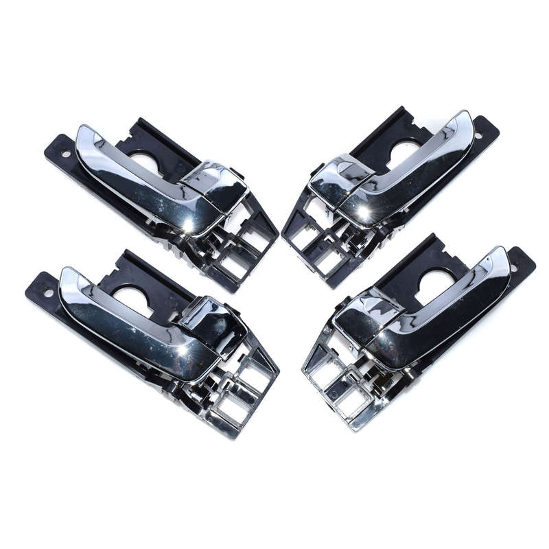 4PCS Left & Right Side Interior Door Handle Chrome For Kia Sportage 2005-10 New