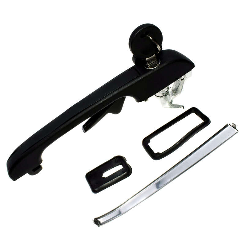 Front Left Door Handle Outside Exterior W/ Keys 191837205A For VW Golf Jetta New