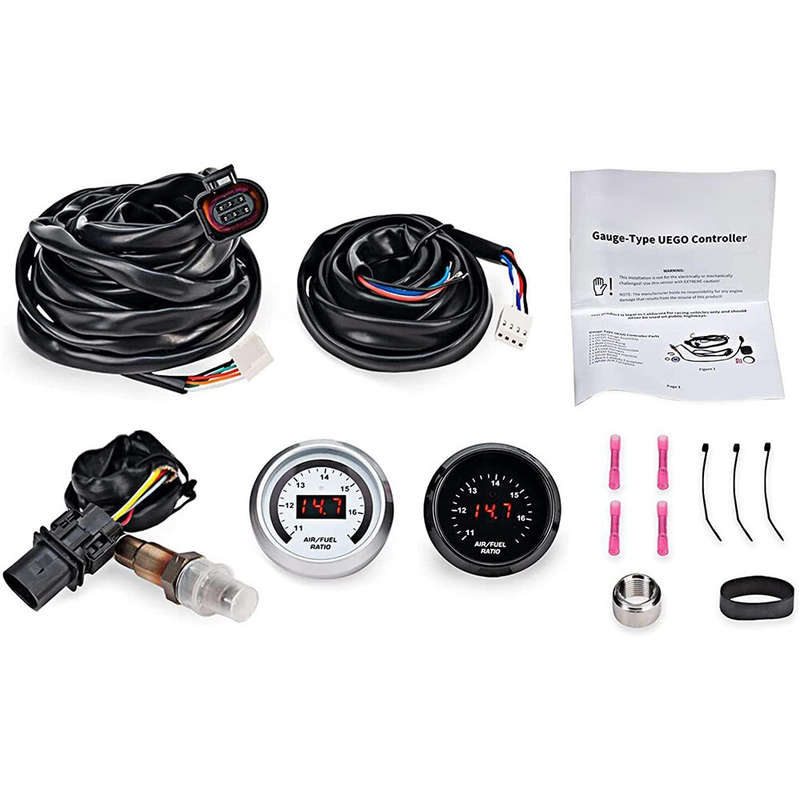 Wideband Gauge Controller 30-4110 AFR Air Fuel Ratio 52mm with 4.9 LSU Sensor