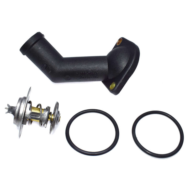 Coolant Thermostat & Housing For VW Golf Jetta Cabrio Passat Scirocco Fox Audi