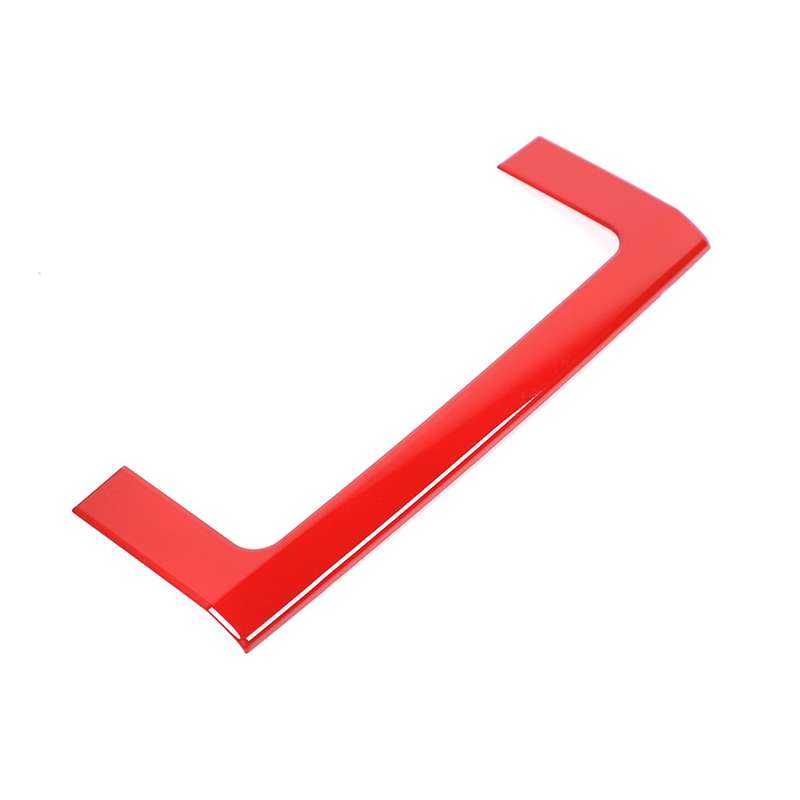 Red ABS Instrument Panel Storage Compartment Frame Trim Fit For Dodge Ram 1500