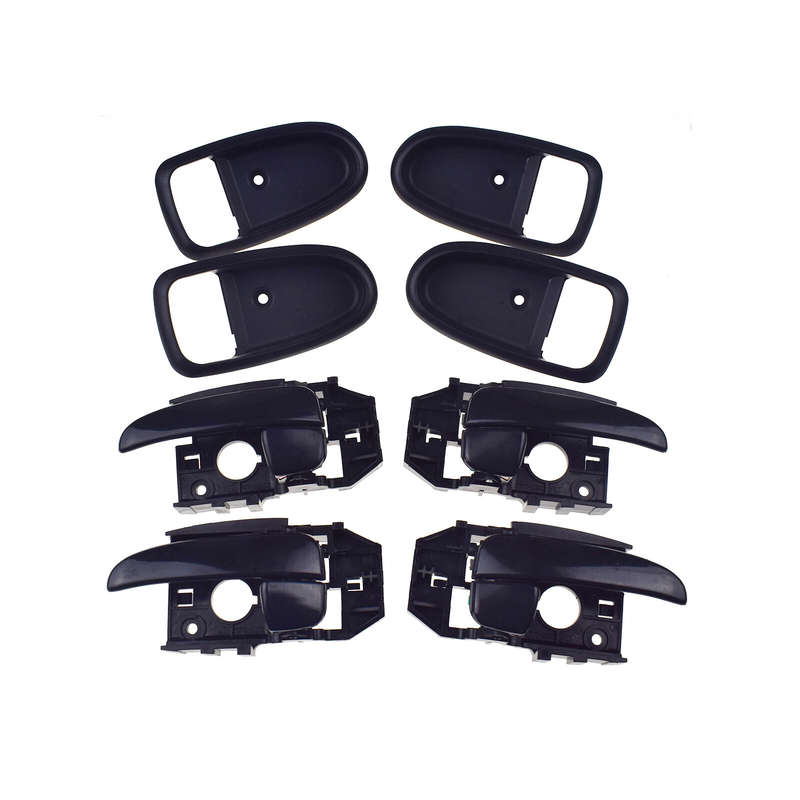 8Pcs Front Rear Left Right Inside Door Handle w/Trim For 2001-06 Hyundai Elantra