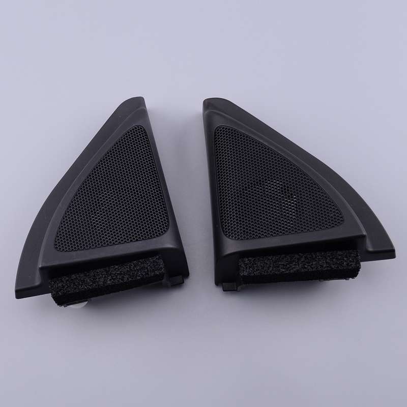 1Pair Side Front Door Speaker Tweeter Cover Fit for Toyota Corolla 06-13 ABS