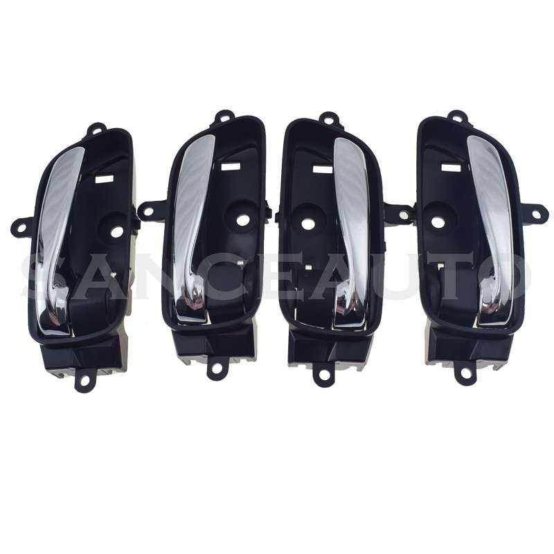 4PCS Left Right Inside Door Handles for Nissan Altima Pathfinder Titan 2013-2017
