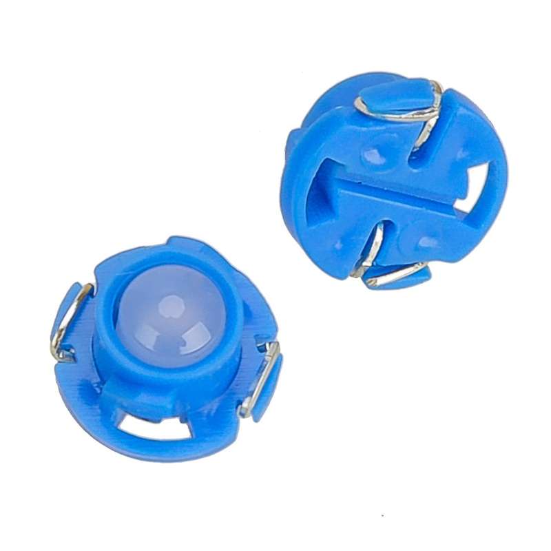 10 Pc Blue T4.7 SMD LED Bulbs For Instrument Gauge Cluster Dash Light DC 12V