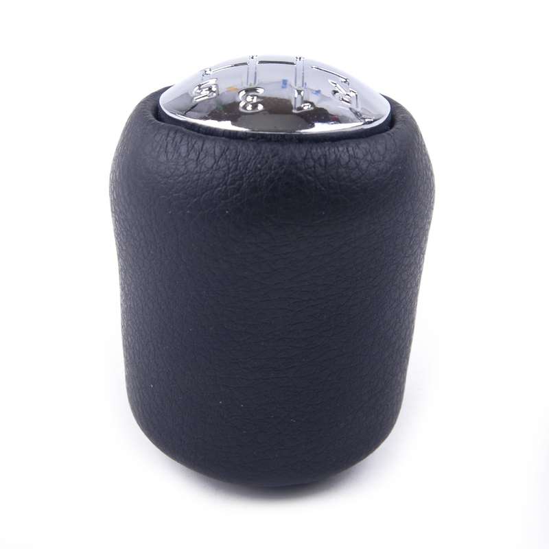 6 Speed Manual Shifter Gear Shift Stick Knob Head Leather Fit For Renault New