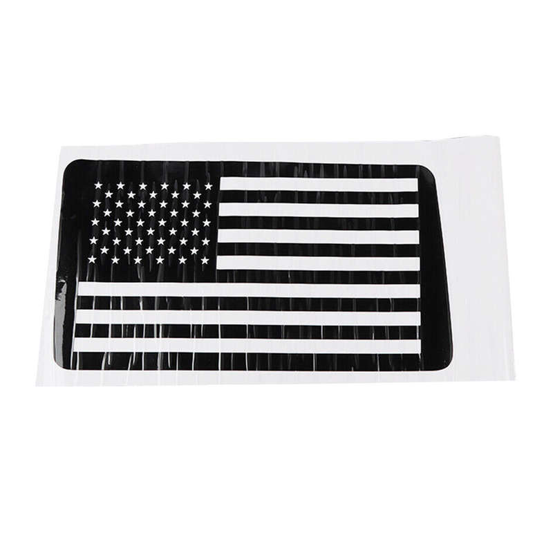 1Pair Rear Window Louver USA Flag Decals Stickers fit for Ford Bronco 2021-2023