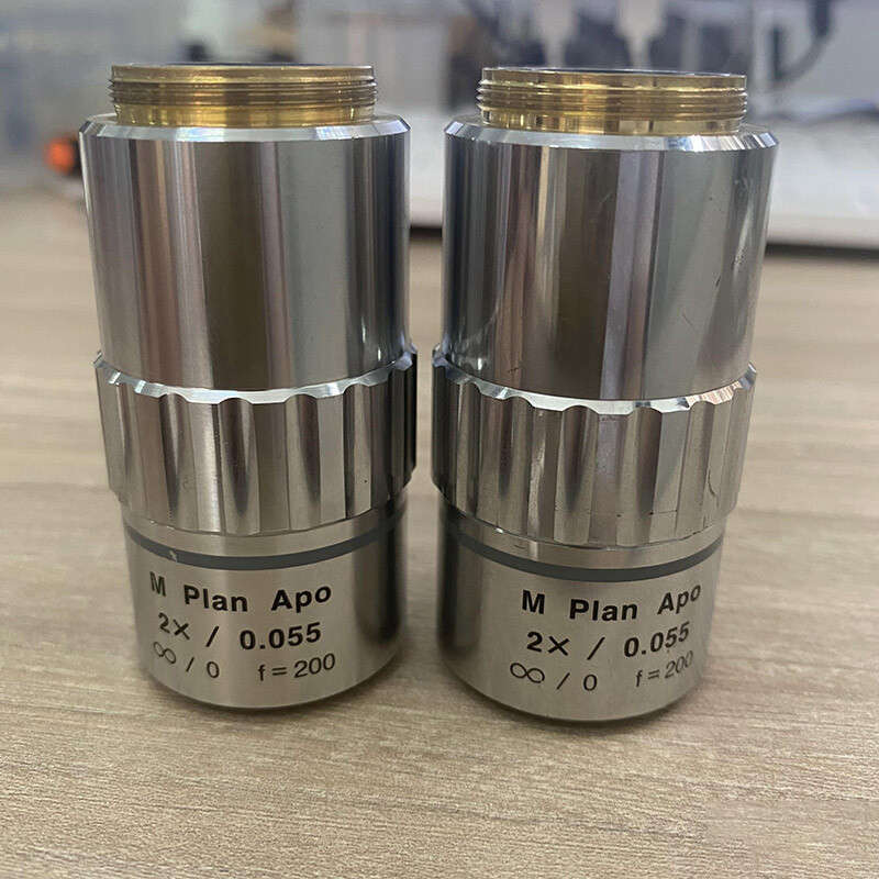 1PC Used For Mitutoyo M Plan Apo 2x/0.055 Bright Field Microscopic Objective Len