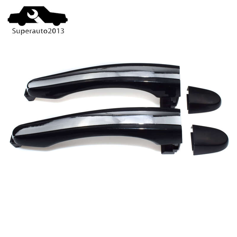2X Outside Rear Left & Right Side Door Handle Chrome For Hyundai Azera 2006-2011