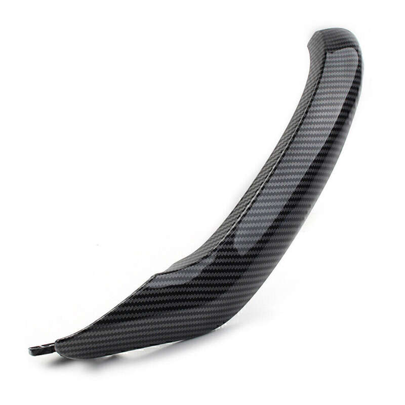 Carbon Fiber Style Left Inner Door Pull Handle Trim Fit for BMW F25 F26 10-2017