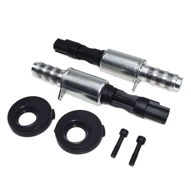 2pcs Variable Camshaft Timing Solenoid w/ Seal Screw For Ford F150 4.6V 5.4L New