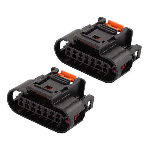 2pcs 7Pin High Voltage Ignition Coil Plug Connector Fit for GM Chevrolet
