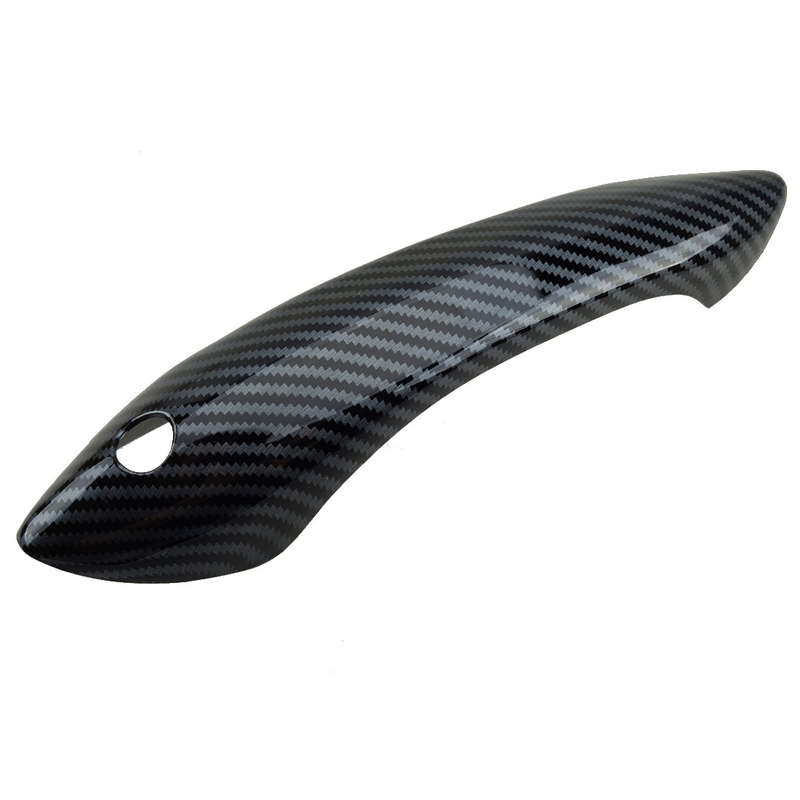 Carbon Fiber ABS Exterior Door Handle Cover Trim Fit For BMW 5 Series F10 11-16