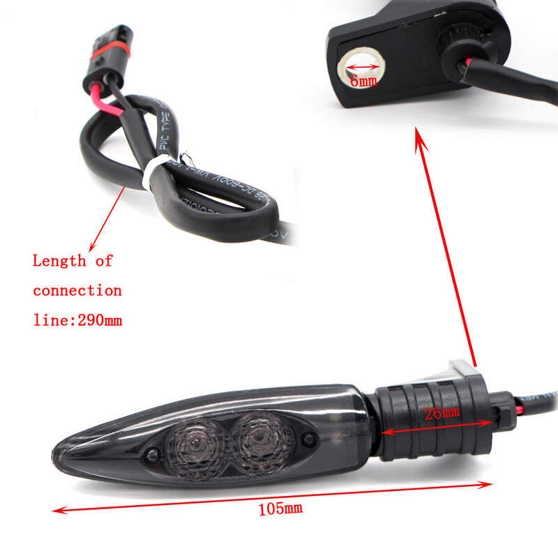 Pair/2x Turn Signal Blinker light Indicator fit for BMW F700GS F800 R GT GS