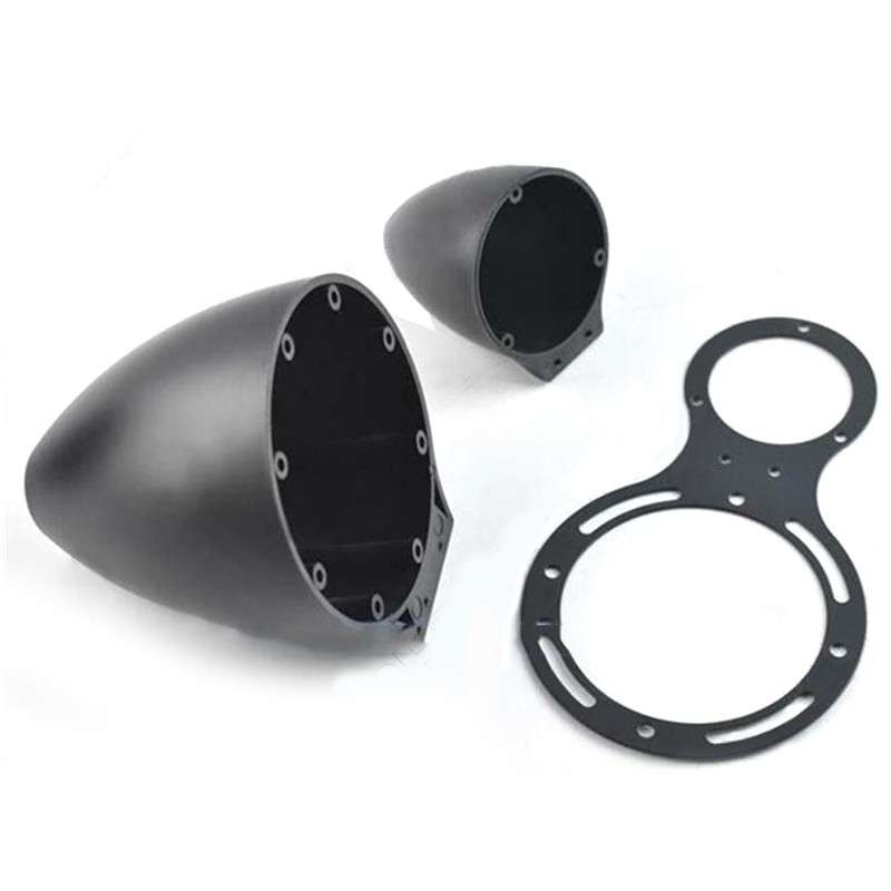 Car 3.5" Speaker Modified Three-Way Tweeter Bracket Base Shell Box Kit