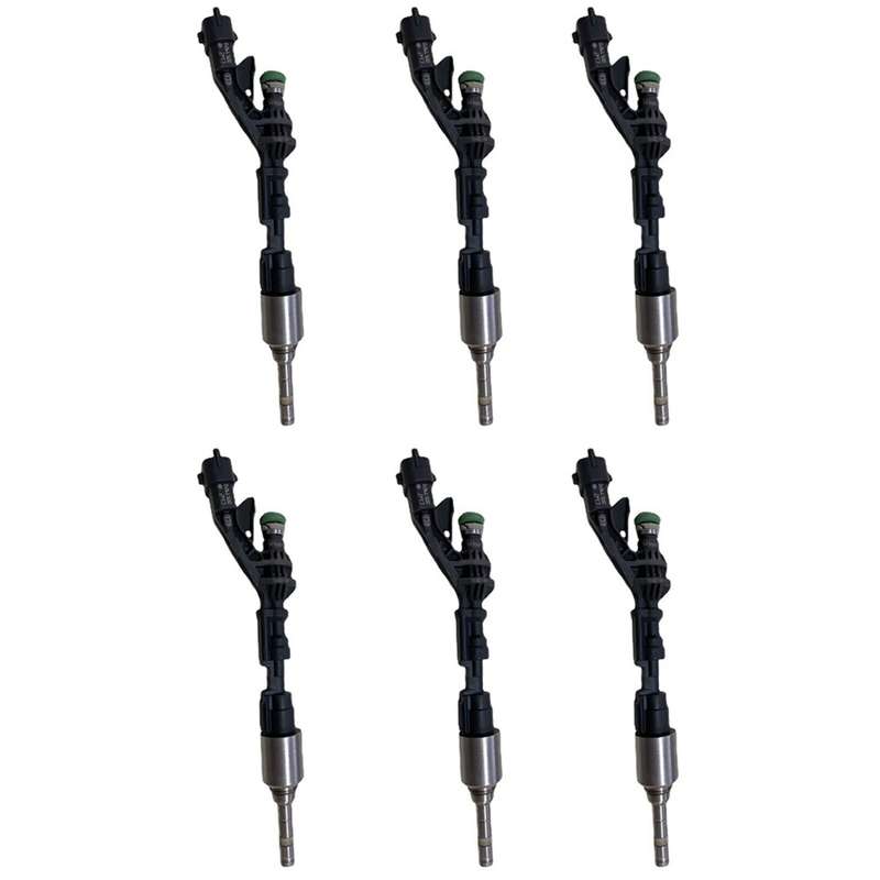 6pcs Fuel Injectors FX23-9F593-AC 0261500297 For Jaguar F-Type XJ XF 3.0L 13-15