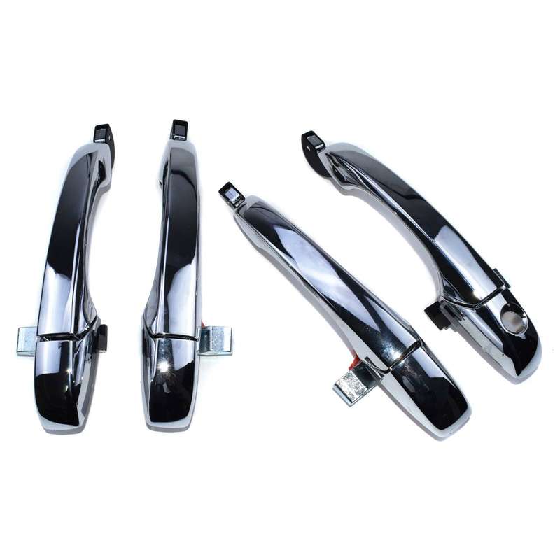 Front Rear LH RH Chrome Outer Door Handle Set For Chrysler 300 C 05-10 5065801AE