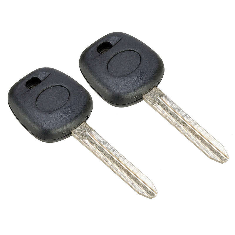 2Pcs Remote Blank Key Shell Case Fit For Toyota Highlander Corolla Camry Yaris