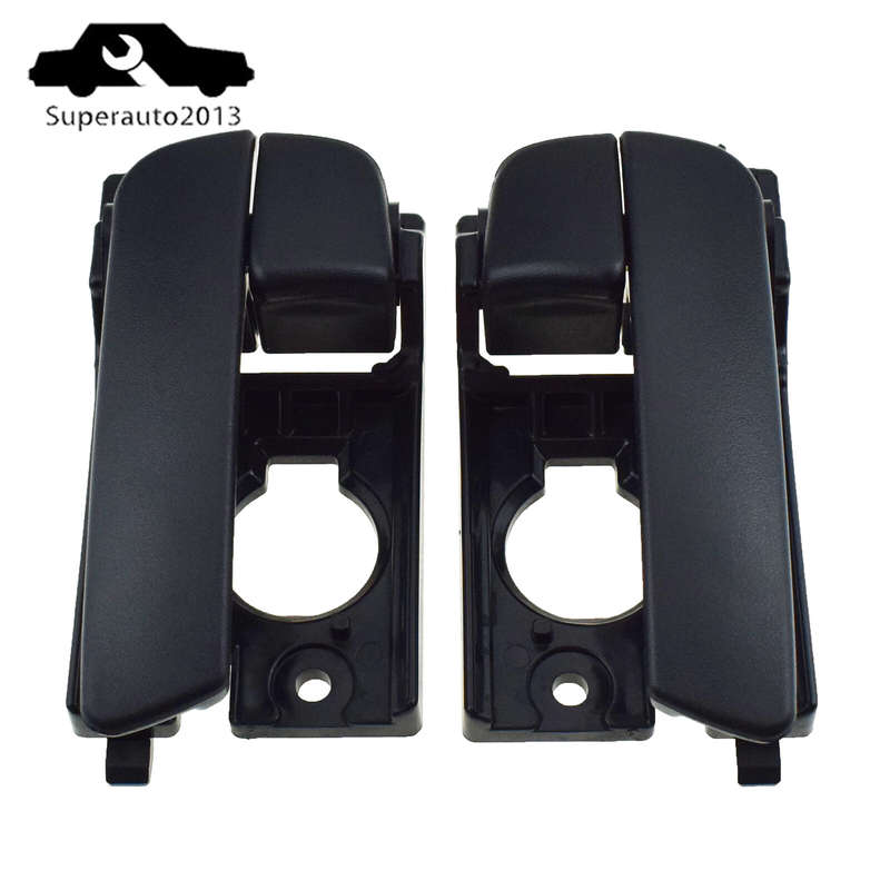 Pair Interior Door Handle Rear Left Right Side For Kia Rio Rio5 2006 2007-2011