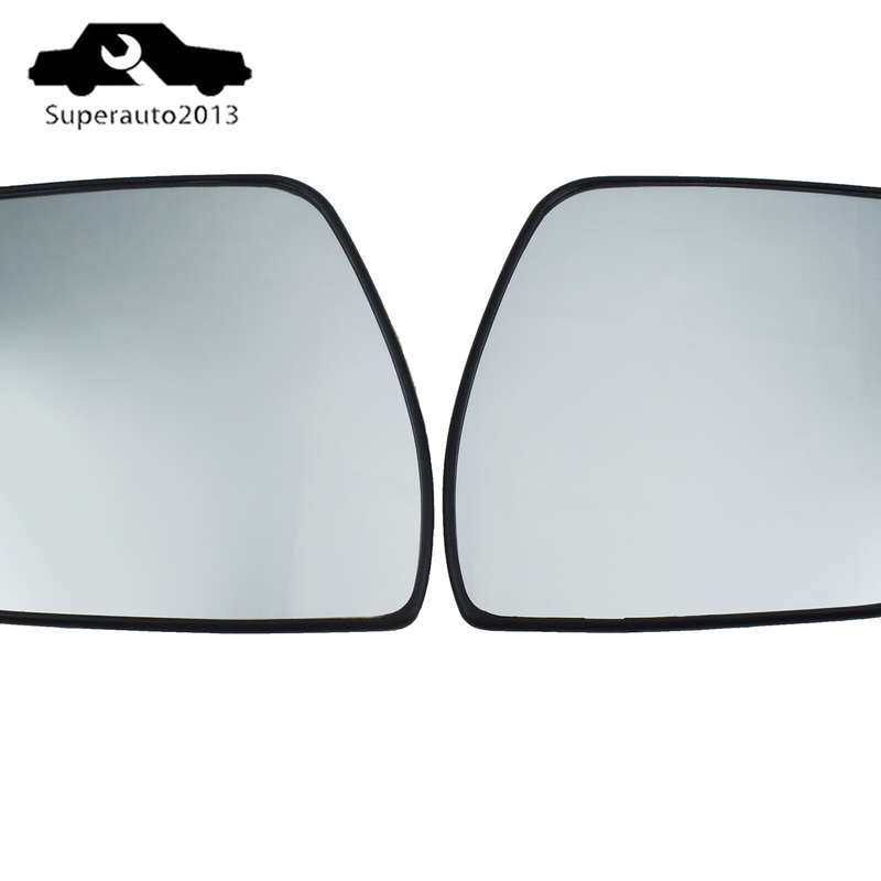 Pair Left Right Rearview Mirror Glass w/ Heated For Hyundai Santa Fe 2007-2012