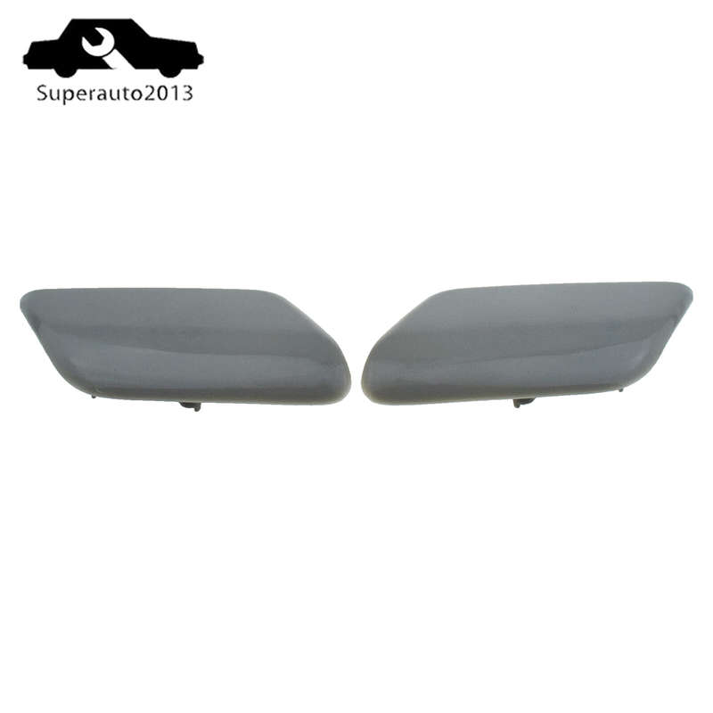 New Pair Headlight Washer Nozzle Cover Left Right Side For Honda Accord 2003-07