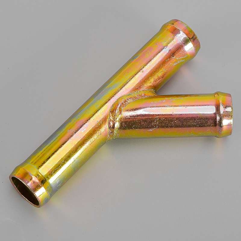 1pcs Heater Hose Fitting Y Shape Coolant Pipe Connector Adapter Universal