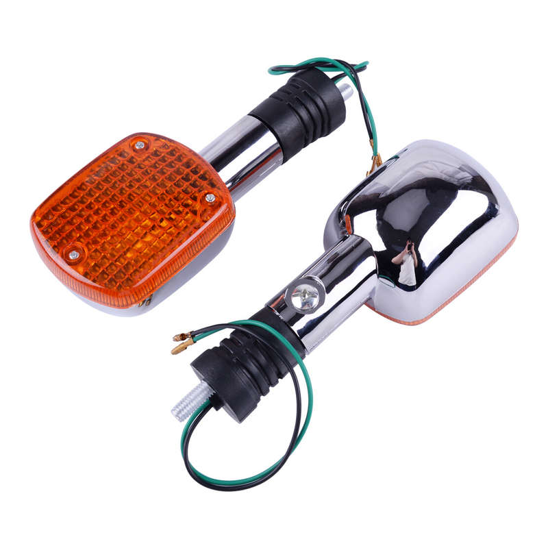 2pcs Turn Signal Blinker Light Lamp Amber Fit For Honda Cruisers Magna VF750