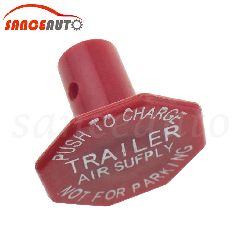 Valve Push Pull Parking Brake Knob & Trailer Air Supply Knob 2PCS 248433 290655