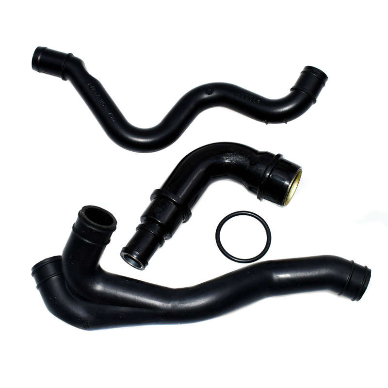 3PCS Crankcase Breather Vent Hose Kit For VW Jetta Golf Passat Audi 1.8 Turbo