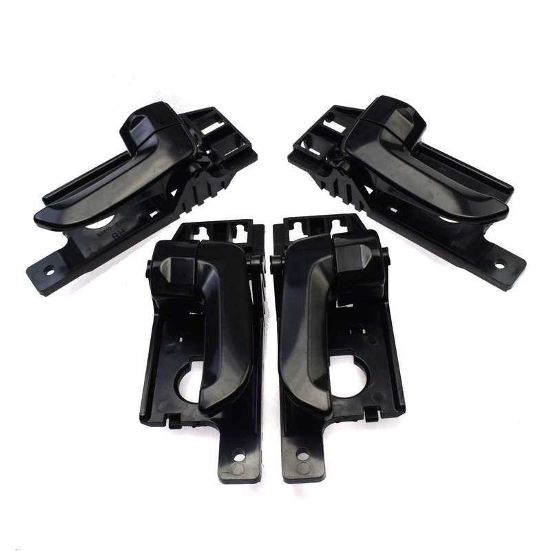 4PCS Left & Right Side Interior Door Handle Black For Kia Sportage 2005-10 New