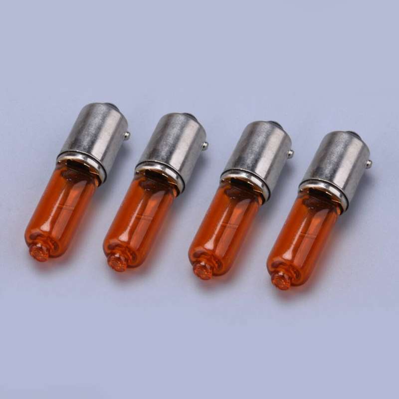 MOTORCYCLE BULB MINI WINKER INDICATOR BULBS 12V 21W AMBER Set of 4 part