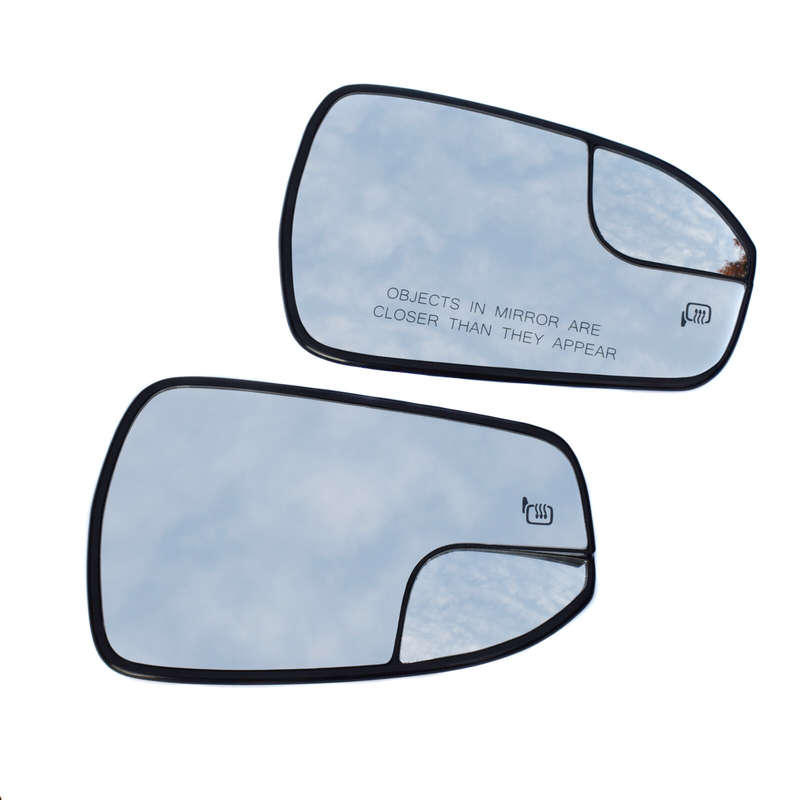 New Driver & Passenger Side Mirror Glass Heated For 2013-2020 Ford Fusion