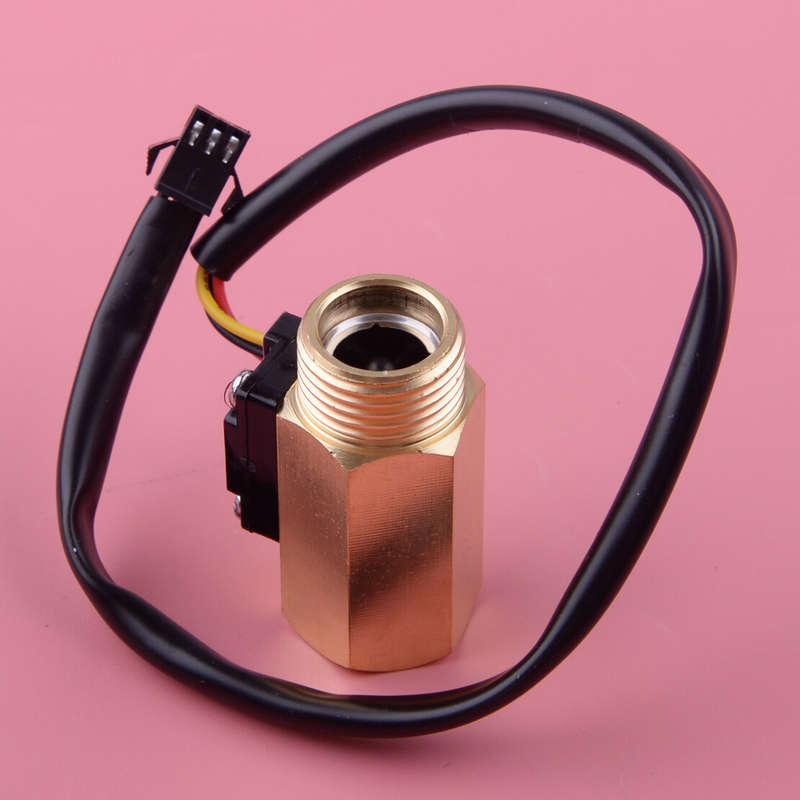 New G1/2" Water Liquid Flow Hall Sensor Switch Flow Meter Flow Control