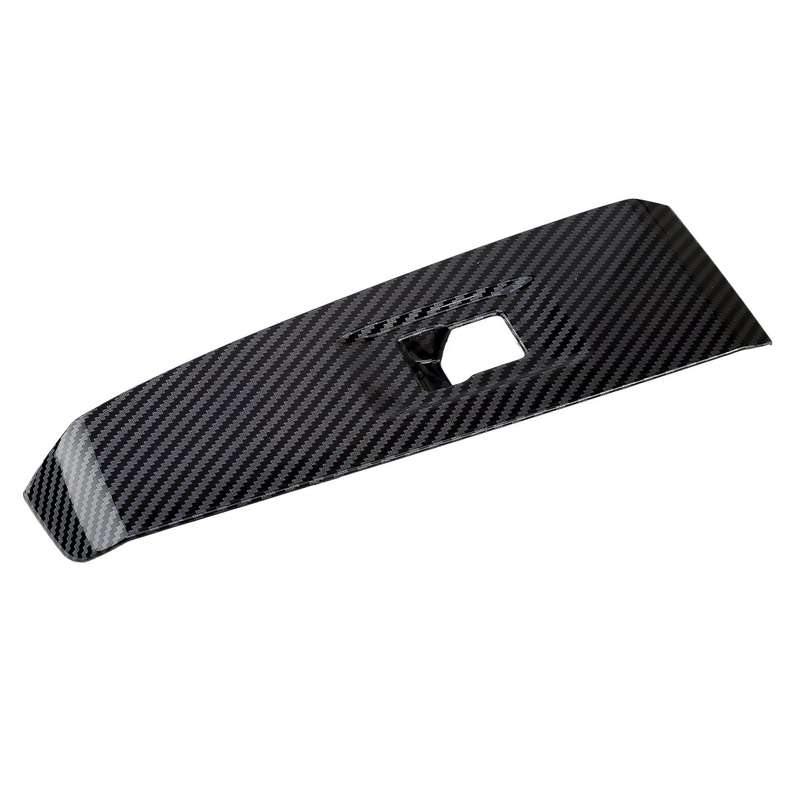 Carbon Fiber Style Window Lift Switch Panel Cover Trim Fit for Honda Accord
