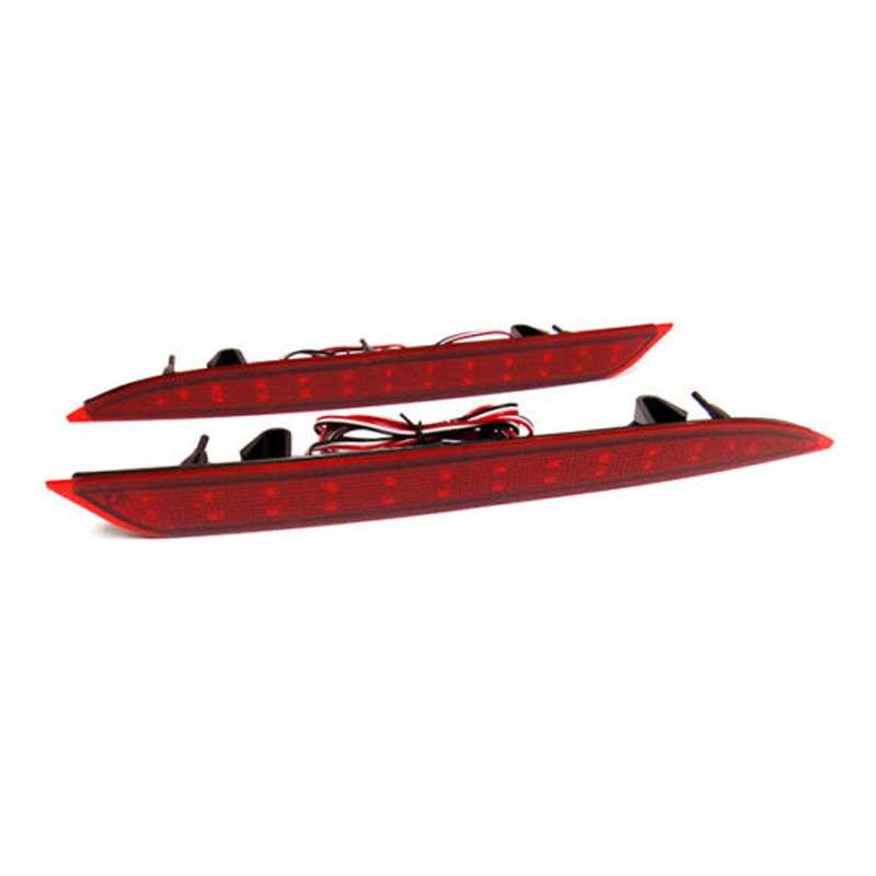 1Pair Rear Bumper Brake Lights Reflector Fit for Vauxhall Astra J 2009-2015