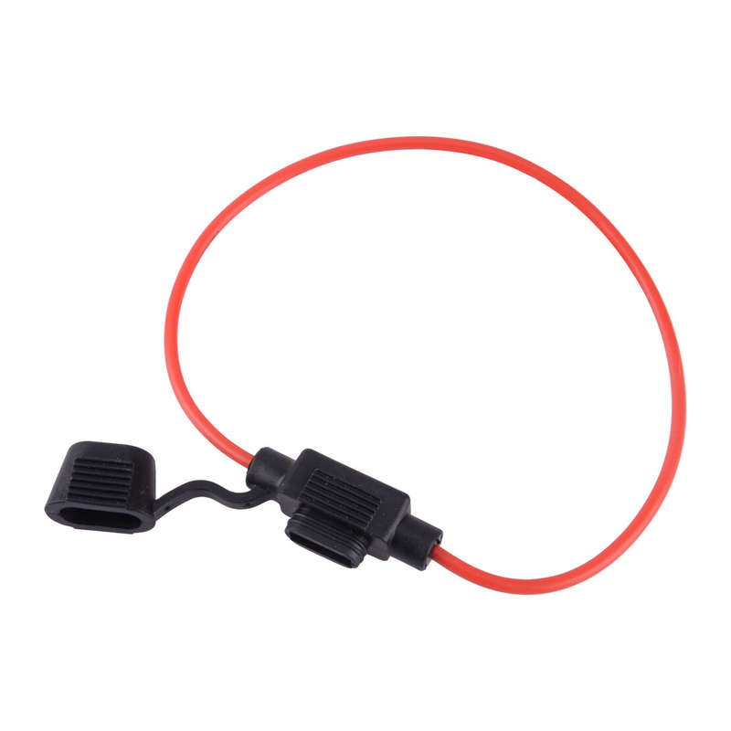 Standard Inline Fuse Holder Fuses In-Line 20A 18 AWG Adapter Cover 12V 20 Sets