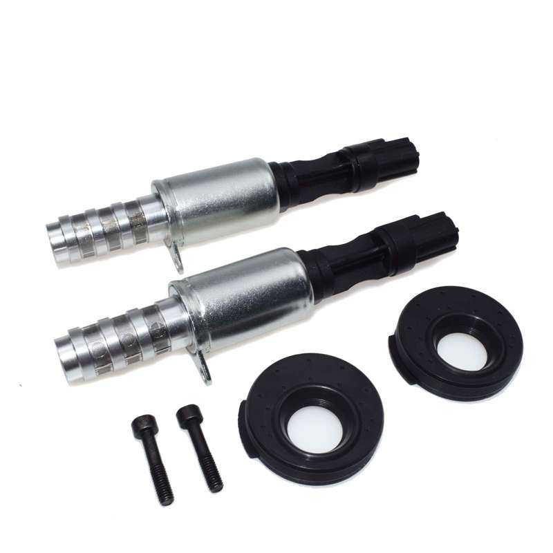 2pcs Variable Camshaft Timing Solenoid w/ Seal Screw For Ford F150 4.6V 5.4L New