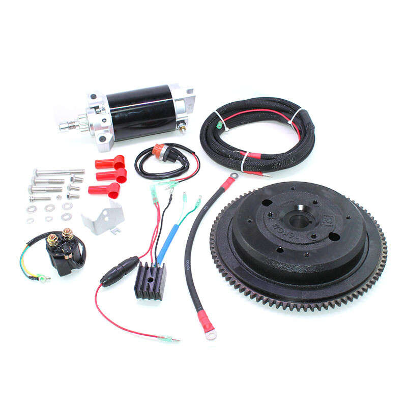 Electric Start Kit Fit For Yamaha Outboard E40X 40HP 2 Stroke Enduro 66T-81800