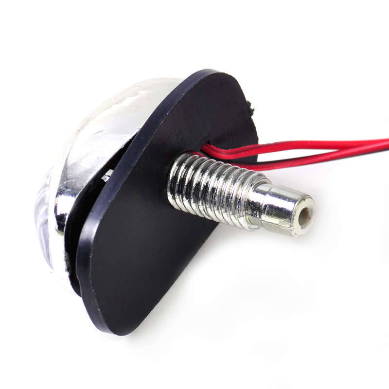 Universal 2pcs Colorful LED Light Windshield Washer Wiper Jet Water Spray Nozzle
