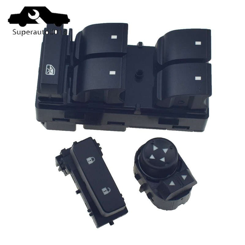 15804094 For 2007-2014 GMC Sierra Chevy Silverado 3X Power Window Control Switch