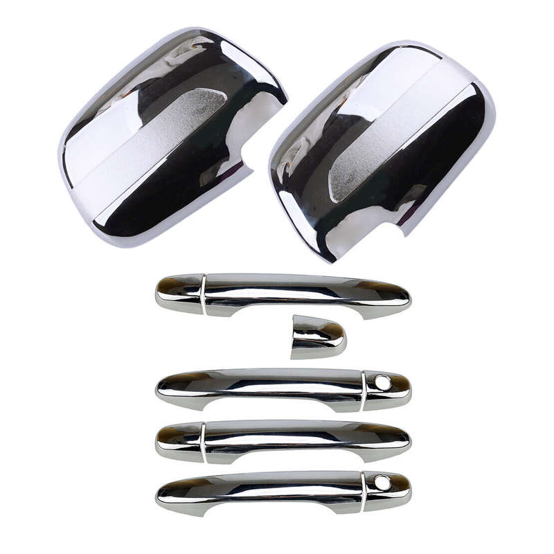 Chrome Side Mirror + Door Handle Covers Fits For Toyota Tacoma 2005-2011
