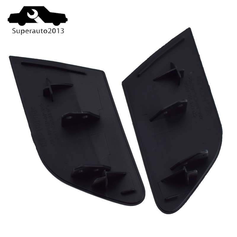 Pair Left & Right Side Bumper Headlight Washer Nozzle Cap For 2005-2010 VW Jetta