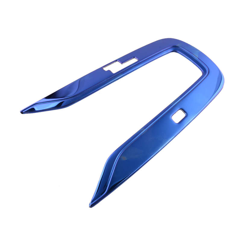 4pcs Blue Titanium Console Gear Shift Panel Trim Fit for Toyota Corolla 2019-21